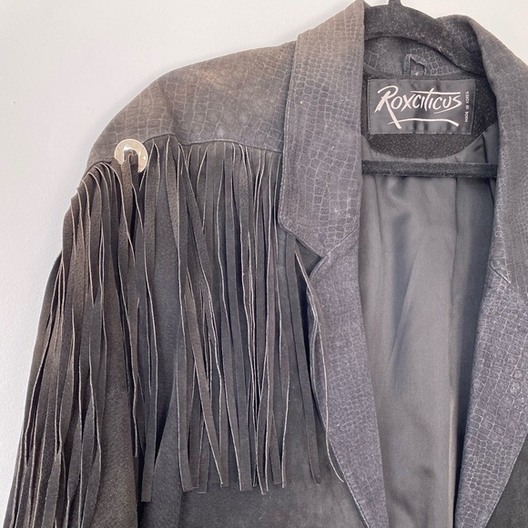 Vintage Moto Fringe Jacket - Picture 3 of 5